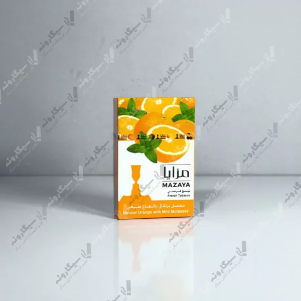 خرید تنباکو پرتقال نعنا مزایا اصلی - mazaya orange mint tobacco original