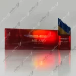 خرید سیگار میلانو پاکتی شراب قرمز - milano red wine cigarette