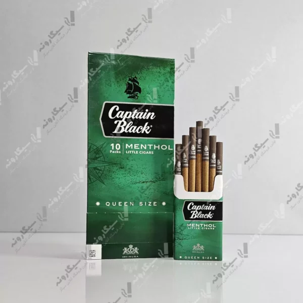 خرید سیگار کاپیتان بلک منتول - captain black menthol cigarette