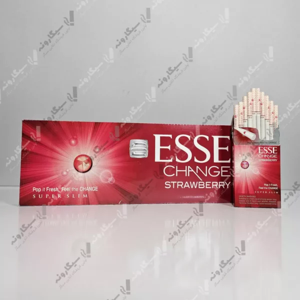 خرید سیگار اسی چنج توت فرنگی - esse change strawberry cigarette