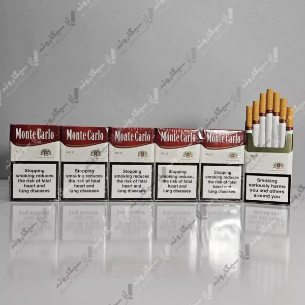 خرید سیگار مونت کارلو قرمز فری شاپ - monte carlo red freeshop cigarette