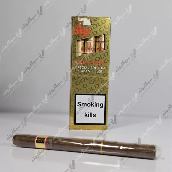 خرید سیگار برگ ویلجر گلد - villiger gold tube cigar