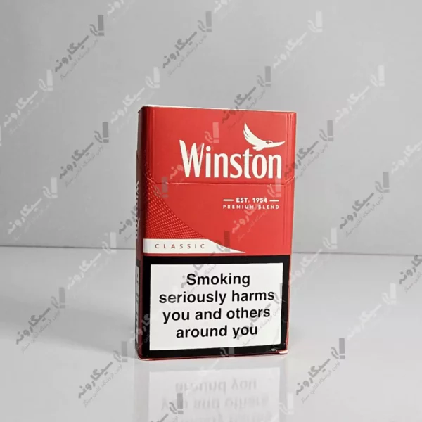 خرید سیگار وینستون پریمیوم قرمز فری شاپ - winston premium red freeshop cigarette