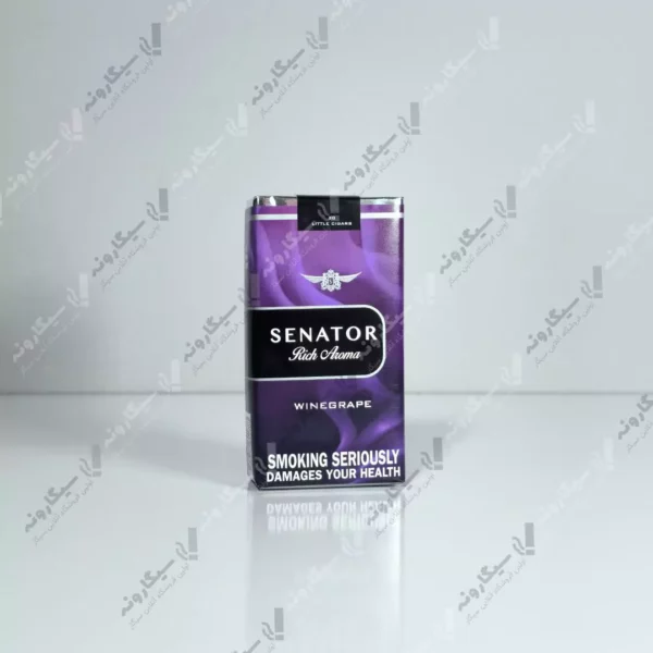 خرید سیگار سناتور شراب کینگ سایز طرح جدید - senator winegrape kingsize new cigarette