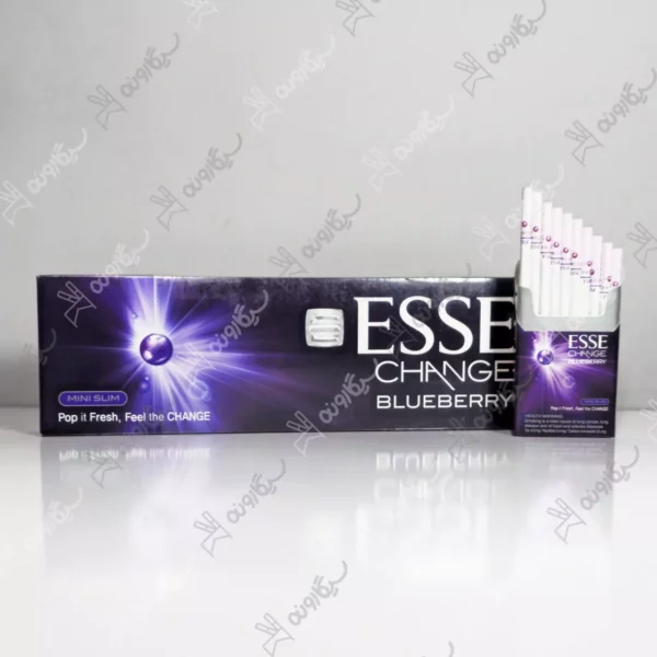 خرید سیگار اسی چنج بلوبری اسلیم - esse change blueberry slim cigarette